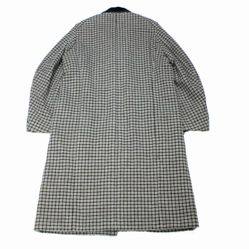 SUNSEA サンシー 17AW NETWORK CHECK COAT ネットワーク チェック