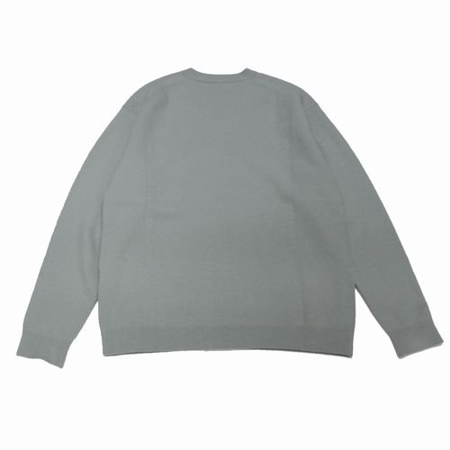 AURALEE オーラリー 21AW FELTED WOOL KNIT BIG P/O ニット 1 グレー -  ブランド古着買取・販売unstitchオンラインショップ