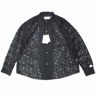 el conductor H   23AW FLOWER LACE BOW TIE SHIRT ե 졼 ܥ  2 