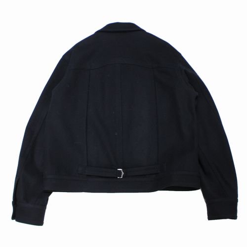 ensou. エンソウ 21AW Big Tucked Jacket ビッグ タック ジャケット L ネイビー -  ブランド古着買取・販売unstitchオンラインショップ