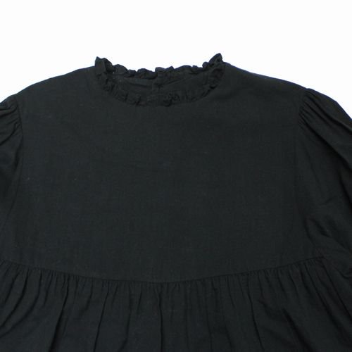 RHC アールエイチシー ロンハーマン 23AW Cotton Gather Blouse コットンギャザーブラウス S ブラック -  ブランド古着買取・販売unstitchオンラインショップ