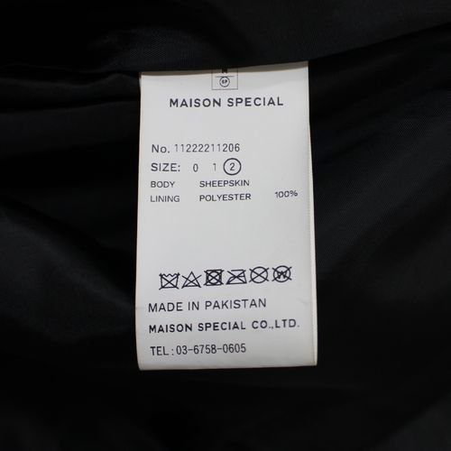 MAISON SPECIAL メゾンスペシャル 22AW Prime Over Single Rider ...