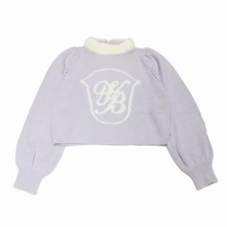 verybrain �٥꡼�֥쥤�� 14AW fur collar VB sweater �ե������顼 �˥å� M ��٥����