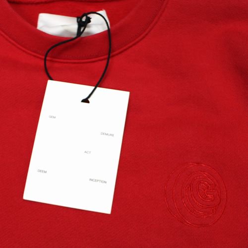 GADIDANONIEM JOHN / RED スウェット胸元にはグラフィックを刺繍 - トレーナー/スウェット