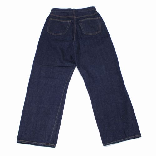 YAECA ヤエカ 14-13W DENIM PANTS WIDE CROPPED デニムパンツ 29 インディゴ - ブランド古着 買取・販売unstitchオンラインショップ