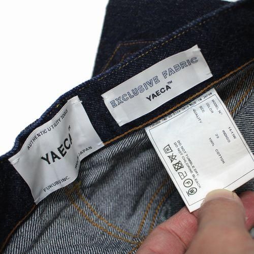 YAECA ヤエカ 14-13W DENIM PANTS WIDE CROPPED デニムパンツ 29