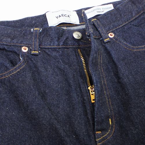 YAECA ヤエカ 14-13W DENIM PANTS WIDE CROPPED デニムパンツ 29 インディゴ - ブランド古着 買取・販売unstitchオンラインショップ