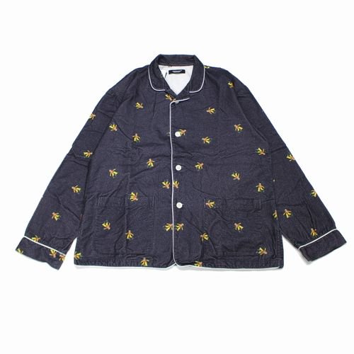 UNDERCOVER アンダーカバー 18AW 総柄 ルームウェア 宇宙飛行士 パジャマ 2 ネイビー -  ブランド古着買取・販売unstitchオンラインショップ