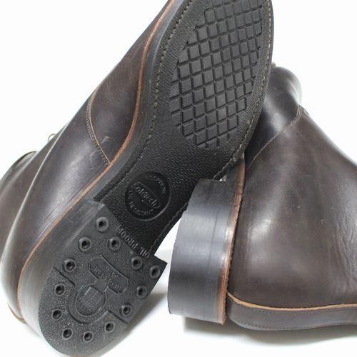 forme フォルメ 7 hole boots mid black waxed fresh レザー