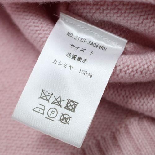 the BEAUTIFUL × Ron Herman 21SS クルーネック カシミヤニット ピンク