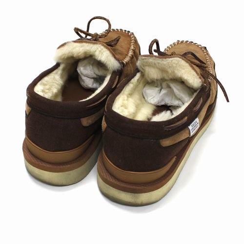 SUICOKE スイコック OWM-M2ab (OG-199M2ab) ムートンモカシンシューズ