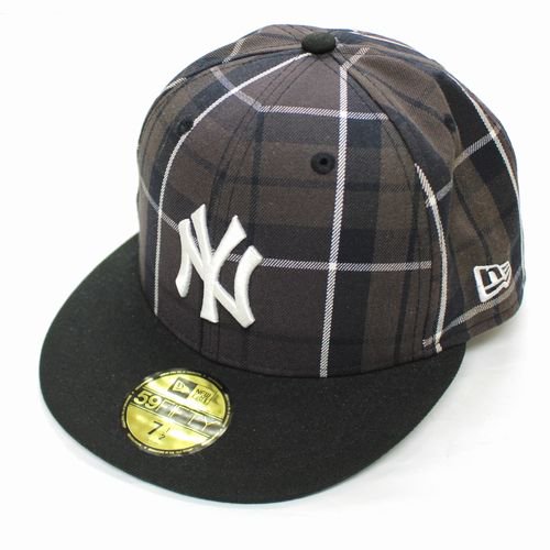 NEWERA ニューエラ BLACK LABEL 23AW 59FIFTY ニューヨーク・ヤンキース マルチチェック キャップ 7 1/2 -  ブランド古着買取・販売unstitchオンラインショップ