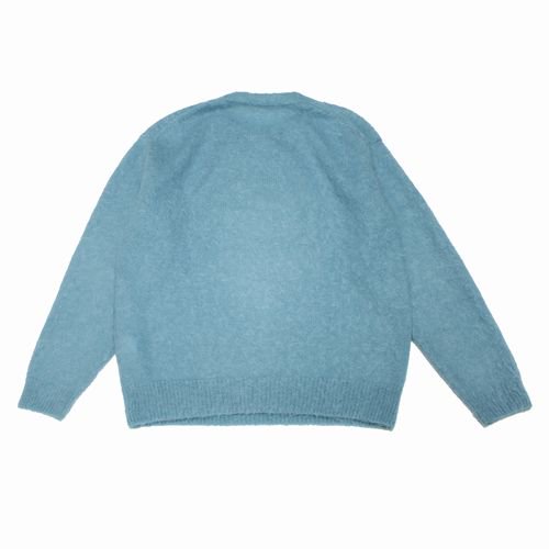 AURALEE オーラリー 21AW BRUSHED SUPER KID MOHAIR KNIT P/O ニット 4 ブルー系 -  ブランド古着買取・販売unstitchオンラインショップ