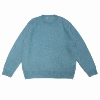 AURALEE オーラリー 21AW BRUSHED SUPER KID MOHAIR KNIT P/O ニット 4 ブルー系 -  ブランド古着買取・販売unstitchオンラインショップ