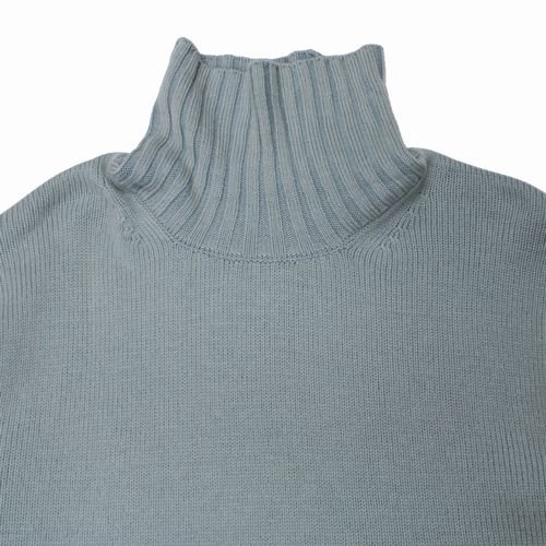 AURALEE オーラリー 23AW WASHED FRENCH MERINO KNIT TURTLE タートル