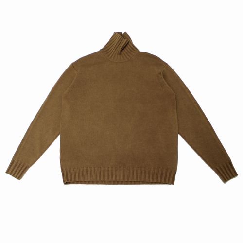 AURALEE オーラリー 23AW WASHED FRENCH MERINO KNIT TURTLE タートル