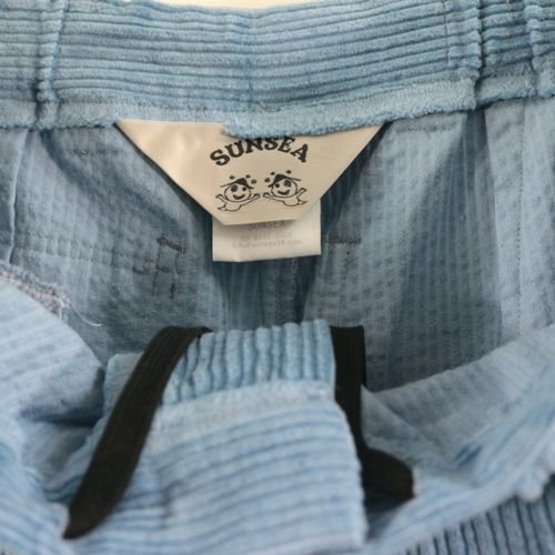 SUNSEA サンシー 22AW CUSTOM CORDUROY PANTS カスタムコーデュロイパンツ 2 ブルー -  ブランド古着買取・販売unstitchオンラインショップ