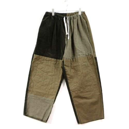 KENNETH FIELD ケネスフィールド 22AW EZ TROUSER コーデュロイ パッチ 