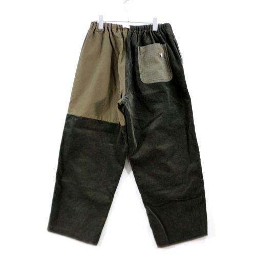 KENNETH FIELD ケネスフィールド 22AW EZ TROUSER コーデュロイ パッチ 