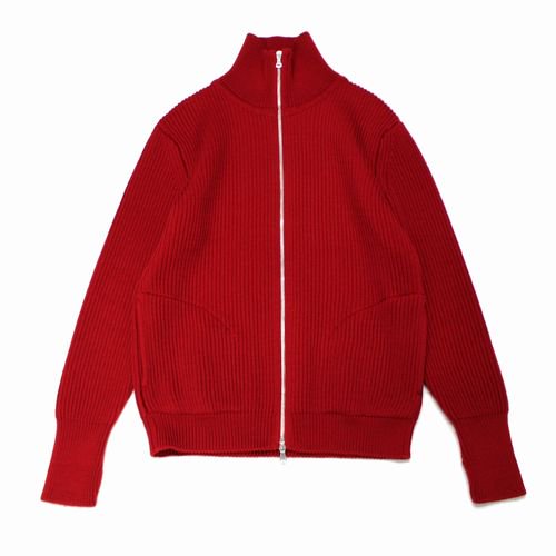 ANDERSEN-ANDERSEN アンセルセンアンデルセン Full-Zip Pockets ドライバーズニット ジップカーディガン -  ブランド古着買取・販売unstitchオンラインショップ