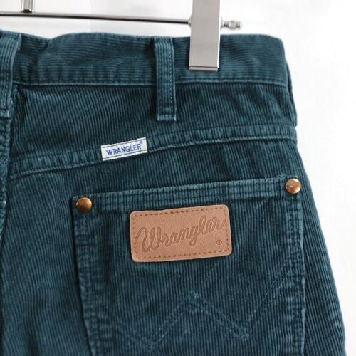 WRANGLER ラングラー コーデュロイ フレアパンツ M グリーン