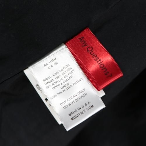 MONITALY モニタリー QUILTED WORK JACKET W/ DETACHABLE HOOD