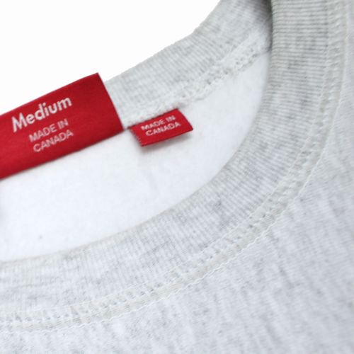 Supreme シュプリーム 18AW Box Logo Crewneck ボックスロゴ クルーネック スウェット M グレー -  ブランド古着買取・販売unstitchオンラインショップ