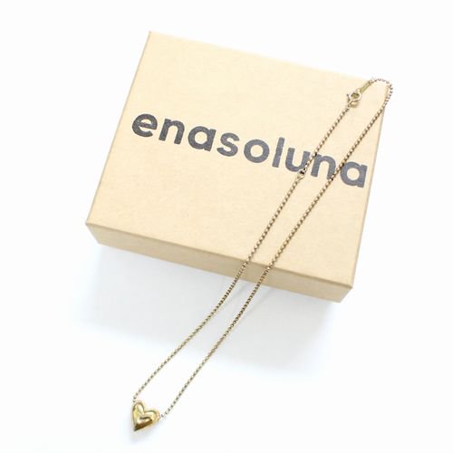 enasoluna エナソルーナ Pukkuri heart necklace プックリ ハート ...