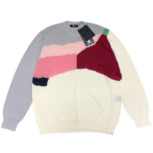 UNDERCOVER アンダーカバー 21SS マルチ配色ペーパークルー UNDERCOVER アンダーカバー 21SS マルチ配色ペーパークルー
