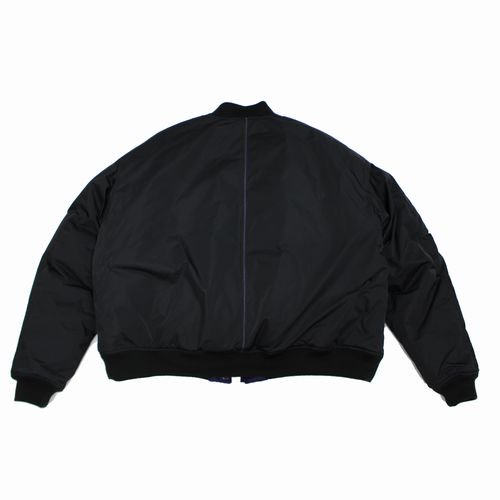 SHINYA KOZUKA シンヤ コズカ 23AW BOMBER ヒズ ボンバー リバーシブルジャケット HIS ブラック -  ブランド古着買取・販売unstitchオンラインショップ