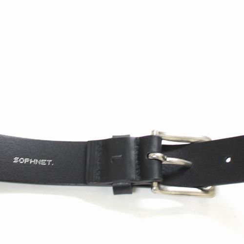 SOPHNET. ソフネット 23SS STANDARD LEATHER BELT レザーベルト L ブラック - ブランド 古着買取・販売unstitchオンラインショップ