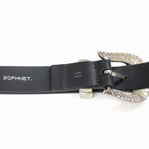 SOPHNET. ソフネット 23SS WESTERN BUCKLE LEATHER BELT ウエスタン 