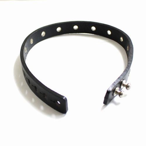 OUR LEGACY アワレガシー 22SS FLOWER CHOKER BLACK LEATHER フラワー 