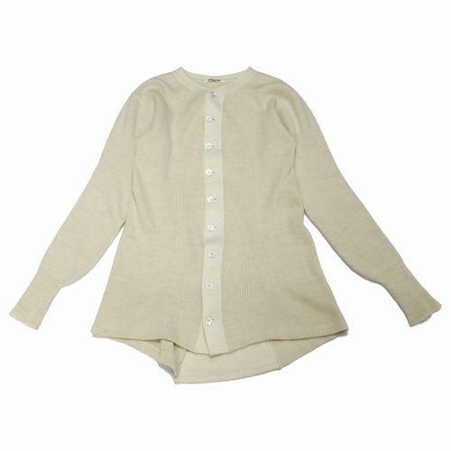 FUMIKA_UCHIDA フミカ ウチダ wool sewing under cardigan カーディガン 38 ホワイト -  ブランド古着買取・販売unstitchオンラインショップ