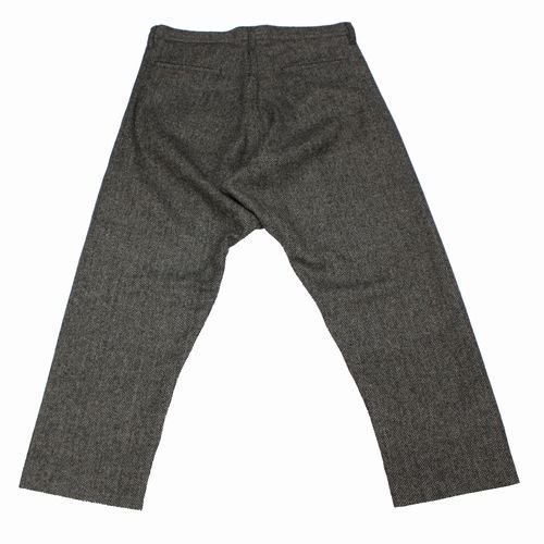 Der SAMMLER solo × The Three Robbers 23AW WALTER 2 MADISON PANTS ヘリンボーンパンツ  M グレー - ブランド古着買取・販売unstitchオンラインショップ