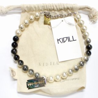 KIDILL × MALCOLM GUERRE 23SS CCRYSTAL BLOOD NECKLACE LARGE ネックレス F ホワイト
