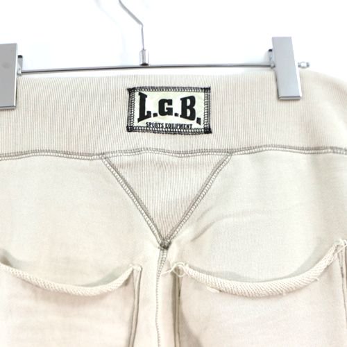 裾幅はゴムで調整可能ルグランブルー　LGB　収納ポケット多数　カーゴスウェットパンツ
