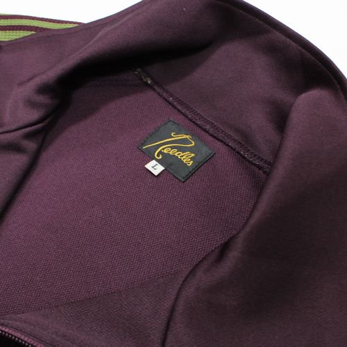 Needles ニードルズ 21AW Track Jacket - Poly Smooth トラックジャケット L マルーン/グリーン -  ブランド古着買取・販売unstitchオンラインショップ