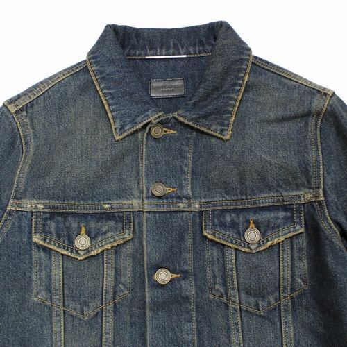 SAINT LAURENTPARIS サン ローラン パリ 15SS Damaged Denim Jacket ...