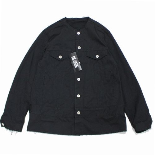 BALACK COMME des GARCONS ブラック コム デ ギャルソン 23SS Unisex Polyester Drill Jacket  ジャケット M - ブランド古着買取・販売unstitchオンラインショップ