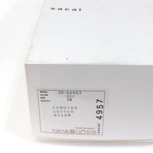 sacai サカイ 20SS Black Belted Sandals サンダル 20-04957 38 sacai サカイ 20SS Black Belted Sandals サンダル 20-04957 38
