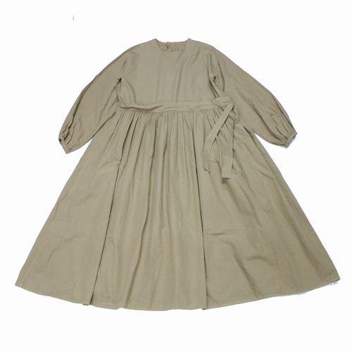 COSMIC WONDER コズミック ワンダー 20SS farmer dress コットン ギャザー ワンピース 1 ベージュ -  ブランド古着買取・販売unstitchオンラインショップ