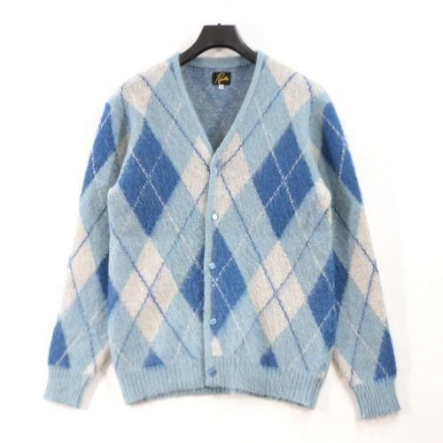 Needles ニードルス 22AW Mohair Cardigan モヘアカーディガン XS ブルー -  ブランド古着買取・販売unstitchオンラインショップ