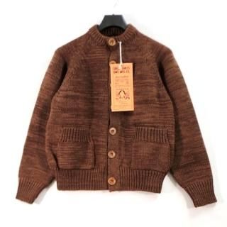 FREEWHEELERS �ե꡼�ۥ����顼�� 22AW HIGHLANDER KNITTING WOOL CARDIGAN �����ǥ����� M �֥饦��