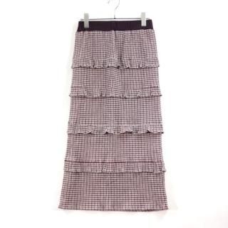 ボーダーズアットバルコニー ツイードスカート 38 LADY'S