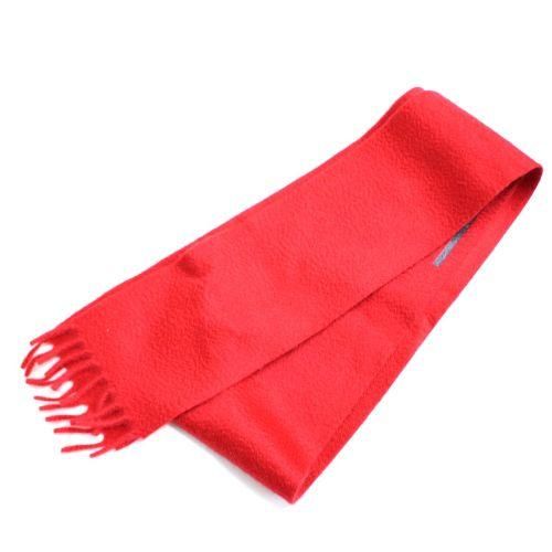 PARADA プラダ カシミヤマフラー TU レッド - ブランド古着買取