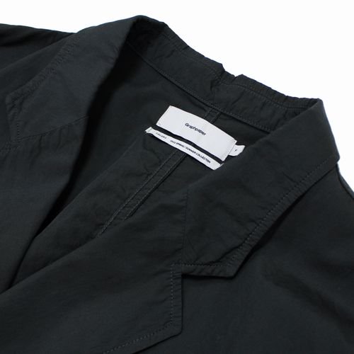 Graphpaper グラフペーパー 22SS Garment Dyed Poplin Oversized Double Jacket ジャケット F  グレー - ブランド古着買取・販売unstitchオンラインショップ