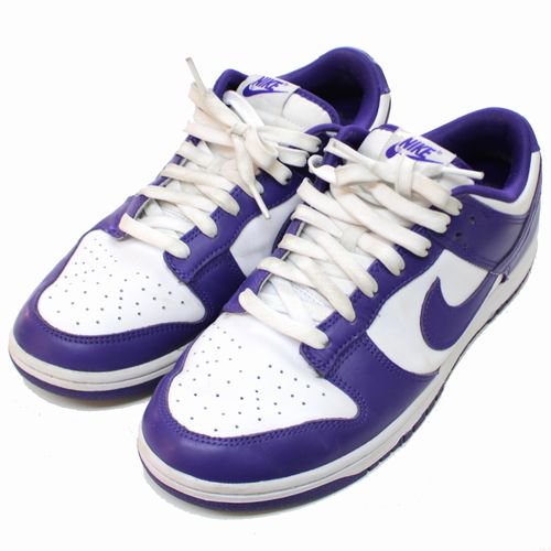 NIKE DUNK LOW RETRO COURT PURPLE ナイキ ダンク ロー レトロ 27.5cm パープル×ホワイト -  ブランド古着買取・販売unstitchオンラインショップ