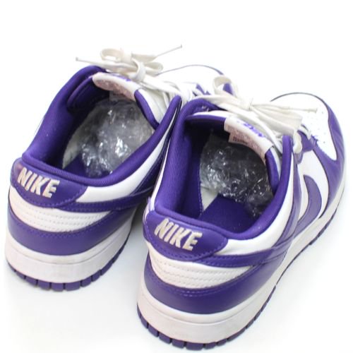 NIKE DUNK LOW RETRO COURT PURPLE ナイキ ダンク ロー レトロ 27.5cm パープル×ホワイト -  ブランド古着買取・販売unstitchオンラインショップ