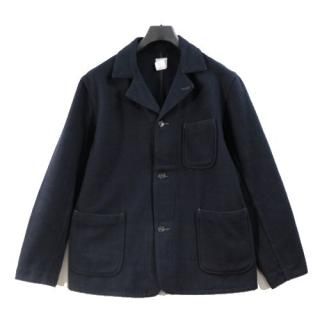 POST OVERALLS �ݥ��ȥ����С������륺 OK RIDER wool melton ���㥱�å� M �ͥ��ӡ�